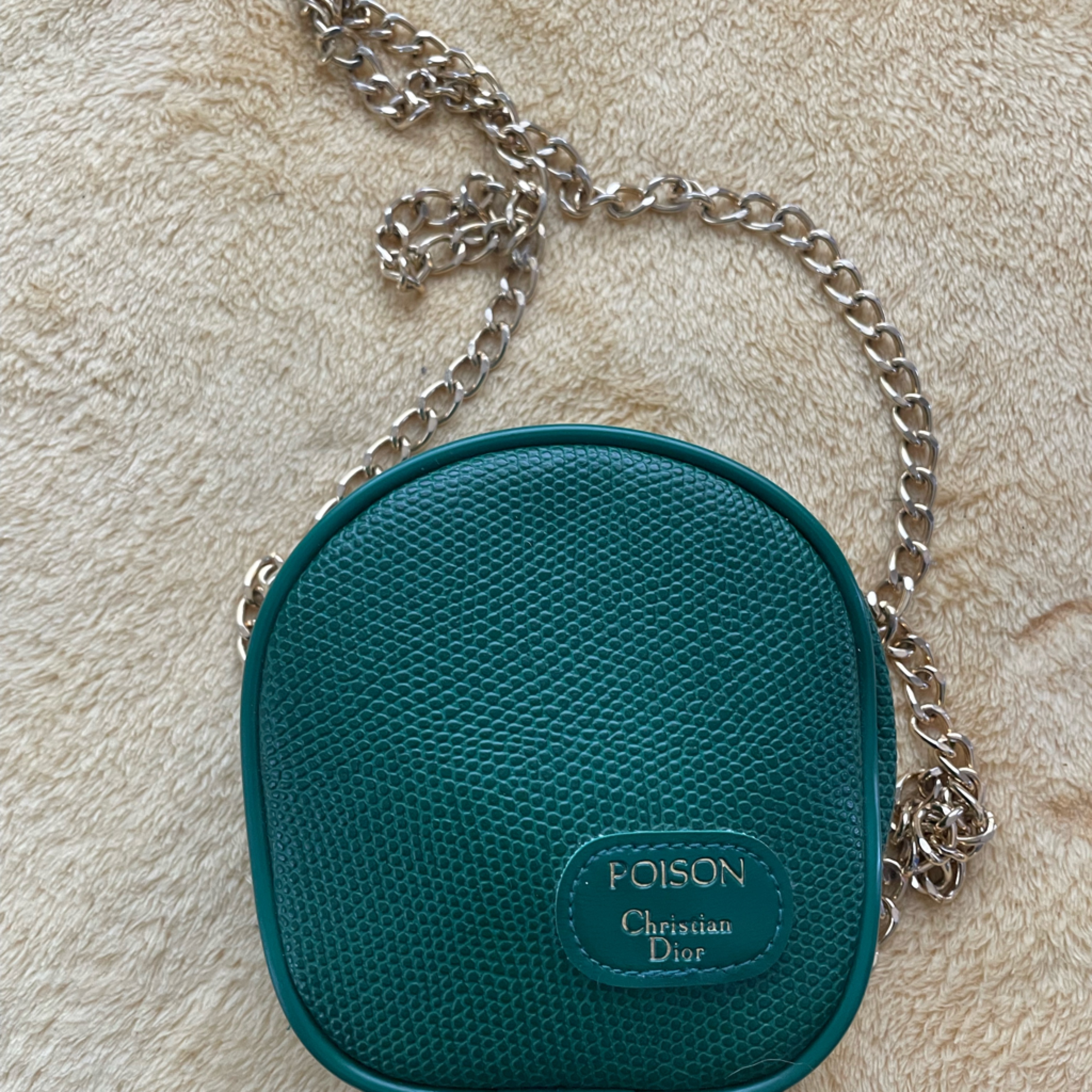 Dior Parfume Crossbody Green Bag